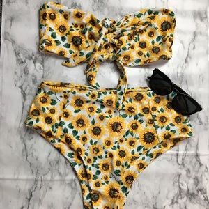 Sunflower highwaisted bikini
